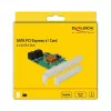 DeLOCK 4 Port SATA 6Gb/s PCIe 2.0 x1 Controller Karte mit Marvell 88SE9215
