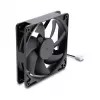 Delock Axiallüfter 48 V DC, 120 x 120 x 25 mm, 4-Pin PWM, Schwarz