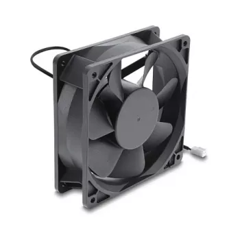 Delock Axiallüfter 48 V DC, 120 x 120 x 38 mm mit 2-Pin-Lüfteranschluss, Schwarz