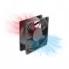 Delock Axiallüfter 48 V DC, 120 x 120 x 38 mm mit 2-Pin-Lüfteranschluss, Schwarz
