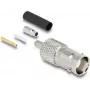 Delock BNC-Buchse Crimpstecker für RG-174 / RG-316 mit Schrumpfschlauch 91760