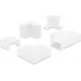 Delock Kabelkanal-Verbinder für 40 x 19 mm Kabelkanäle, 5-teiliges Set, Weiß 22094