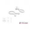 Delock Kabel-Spiralschlauch 13 mm transparent, 10 m, 100 Stück