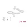 Delock Kabel Spiralschlauch 8 mm Transparent, 100 Stück