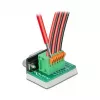 Delock D-Sub 9 Buchse auf 6-Pin Klemmenblock Adapter mit Rändelschrauben und Drucktaster 66556