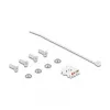 Delock D-Typ RJ45 Einbau-Buchse Cat.6A STP mit LSA-Anschluss und IP66-Schutzkappe