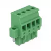 DELOCK DIN-Hutschienen-Klemmenblock-Set 4-polig mit Schraubverriegelung, 800 V, 32 A, Grau