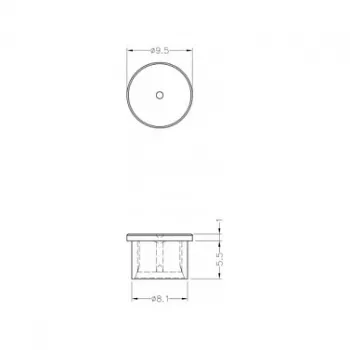 Delock Staubschutzkappe für SMA-Steckverbinder, 10 Stück, Transparent 60163