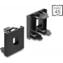 Delock Easy 45 Keystone Modulhalter 45 x 45 mm Schwarz 81669