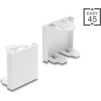 Delock Easy 45 Modul Blindabdeckung 45 x 45 mm Weiß (81676)