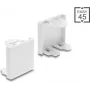 Delock Easy 45 Modul Blindabdeckung 45 x 45 mm Weiß (81676)