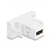 Delock Easy 45 Modul EASY-USB 2.0 Typ-A Buchse zu EASY-USB Typ-A Buchse Weiß 90866