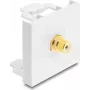 Delock Easy 45 Modul RCA Buchse zu RCA Buchse vergoldet 91819