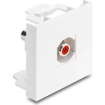 Delock Easy 45 Modul RCA Buchse zu RCA Buchse Rot / Weiß (91815)