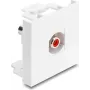 Delock Easy 45 Modul RCA Buchse zu RCA Buchse Rot / Weiß (91815)