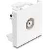 Delock Easy 45 Modul RCA Buchse zu RCA Buchse Weiß 91816
