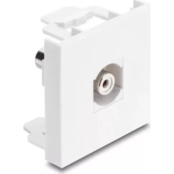 Delock Easy 45 Modul RCA Buchse zu RCA Buchse Weiß 91816
