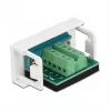 Delock Easy 45 Snap-in-Modul D-Sub 9-polig Stecker auf 10-polige Klemmleiste, Weiß RAL 9003 81351