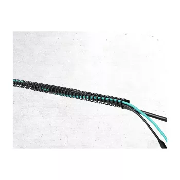 Delock Flexibler Kabelkanal, selbstklebend und schraubbar, 25 x 26 mm, Länge 50 cm, schwarz