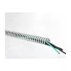 Delock Flexibler Kabelkanal Selbstklebend Schraubbar 34 x 35 mm - Länge 50 cm Grau