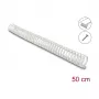 Delock Flexibler selbstklebender und schraubbarer Kabelkanal 45 x 46 mm - Länge 50 cm Grau