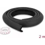 Delock Schaumstoff-Kantenschutz 35 x 8 mm - Länge 2 m Schwarz (18488)