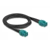 Delock HDMI-Adapterkabel Micro HDMI Stecker auf 4x HDMI Buchse 1 m Schwarz 90340
