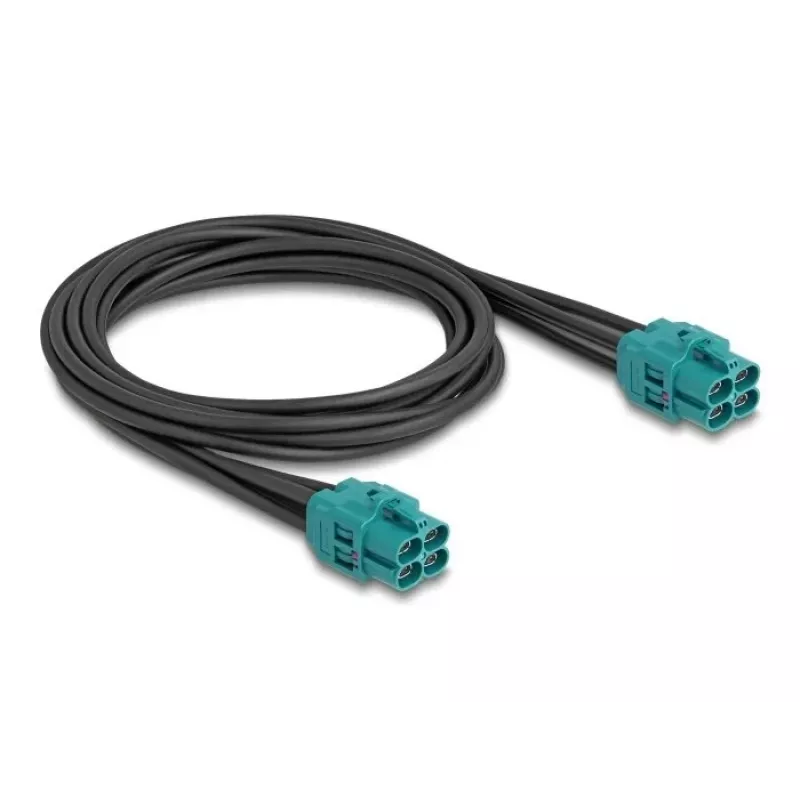 Delock HDMI-Adapterkabel Micro HDMI Stecker auf 4x HDMI Buchse 1 m Schwarz 90340