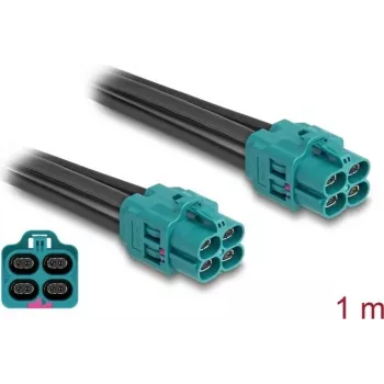 Delock HDMI-Adapterkabel Micro HDMI Stecker auf 4x HDMI Buchse 1 m Schwarz 90340