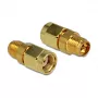 DELOCK HF RP-SMA Stecker Spezialgewinde metrisch > RP-SMA Buchse