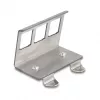 Delock Keystone Metallhalter 3 Port für DIN-Schiene (88139)