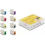 Delock Keystone Modul RJ-45 Buchse auf LSA Buchse STP CAT 6a, 8er-Pack (Grau, Blau, Gelb, Rot, Grün, Orange, Violett, Neongelb) 87896
