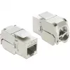 Delock Keystone Modul RJ45 Buchse auf LSA Cat.6A STP