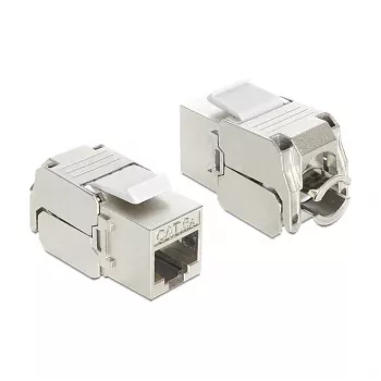 Delock Keystone Modul RJ45 Buchse auf LSA Cat.6A STP