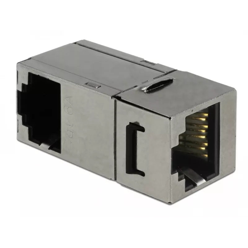 Delock Keystone Modul RJ45 Buchse zu RJ45 Buchse Cat.6 STP 90° 86371