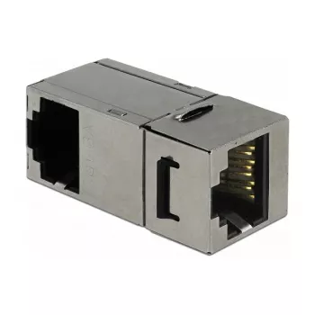 Delock Keystone Modul RJ45 Buchse zu RJ45 Buchse Cat.6 STP 90° 86371