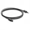 Delock Optical Audio Cable – Mini TOSLINK 3.5mm auf TOSLINK, 2m, Schwarz