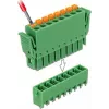 Delock PCB-Klemmenblock-Set 8-polig 3,81 mm Rastermaß vertikal grün (10 Stück) 65974