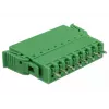 Delock PCB-Klemmenblock-Set 8-polig 3,81 mm Rastermaß vertikal grün (10 Stück) 65974