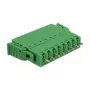 Delock PCB-Klemmenblock-Set 8-polig 3,81 mm Rastermaß vertikal grün (10 Stück) 65974