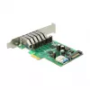 Delock PCI Express x1 Karte zu 6 x externen + 1 x internen USB 3.0