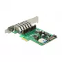 Delock PCI Express x1 Karte zu 6 x externen + 1 x internen USB 3.0