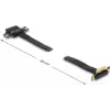 Delock PCI Express x1 Riser-Karte mit 90° gewinkeltem Stecker und 60 cm Kabel