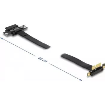 Delock PCI Express x1 Riser-Karte mit 90° gewinkeltem Stecker und 60 cm Kabel