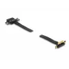 Delock PCI Express x1 Riser-Karte mit 90° gewinkeltem Stecker und 60 cm Kabel