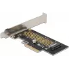 Delock PCI Express x4 Karte zu 1 x internem NVMe M.2 Key M 80 mm - Low Profile Formfaktor 90047