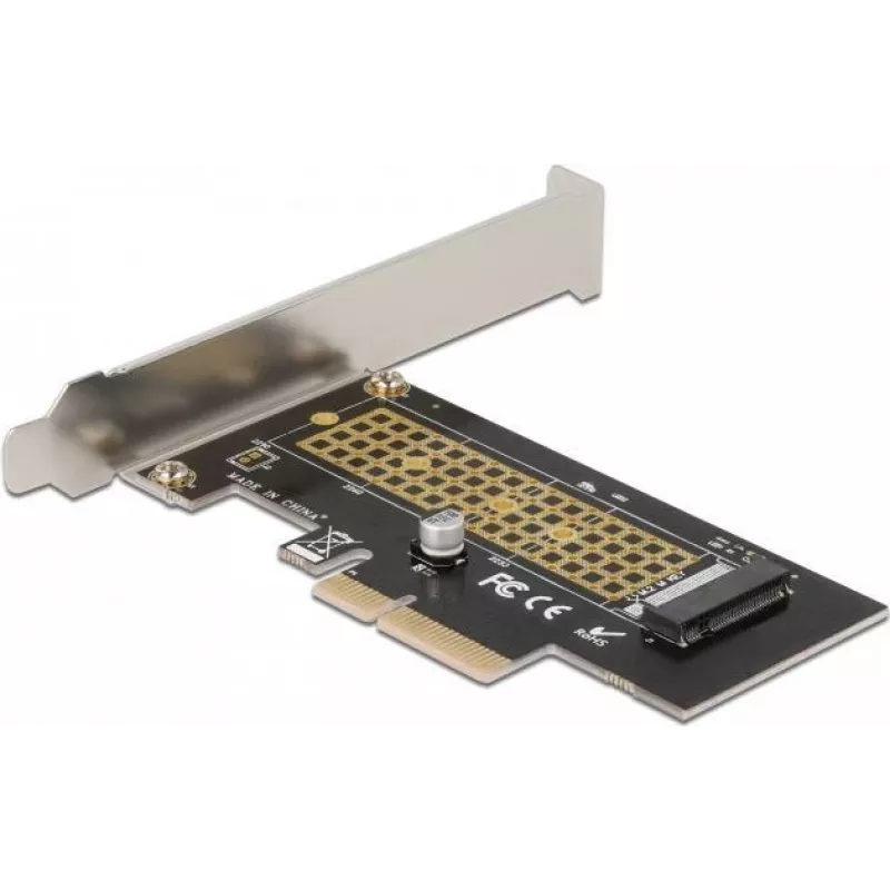 Delock PCI Express x4 Karte zu 1 x internem NVMe M.2 Key M 80 mm - Low Profile Formfaktor 90047