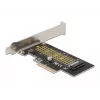 Delock PCI Express x4 Karte zu 1 x internem NVMe M.2 Key M 80 mm - Low Profile Formfaktor 90047