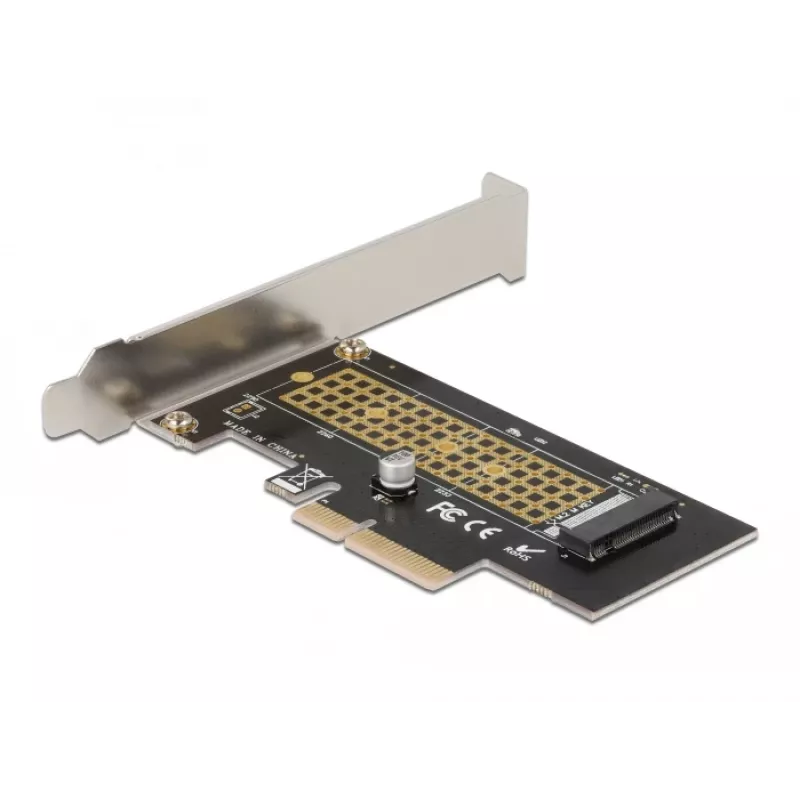 Delock PCI Express x4 Karte zu 1 x internem NVMe M.2 Key M 80 mm - Low Profile Formfaktor 90047