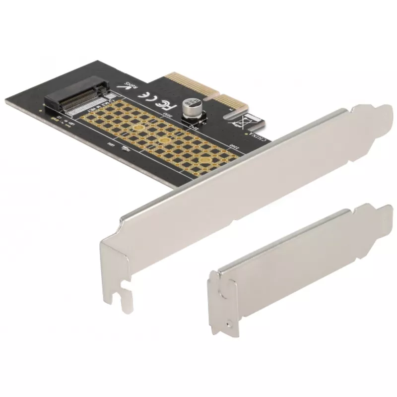 Delock PCI Express x4 Karte zu 1 x internem NVMe M.2 Key M 80 mm - Low Profile Formfaktor 90047